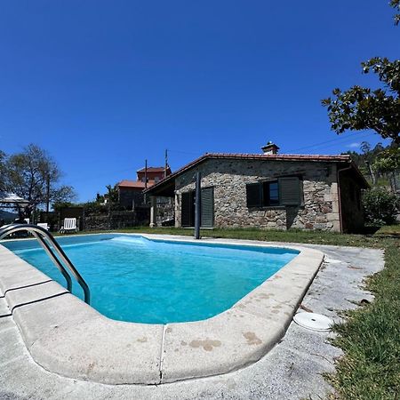 Casa 2 Habitaciones Con Piscina Y Cenador Al Aire Libre Pontevedra Exteriör bild