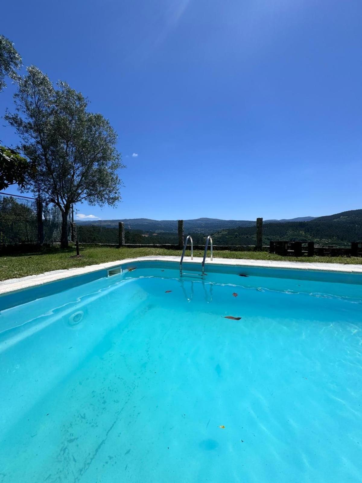 Casa 2 Habitaciones Con Piscina Y Cenador Al Aire Libre Pontevedra Exteriör bild