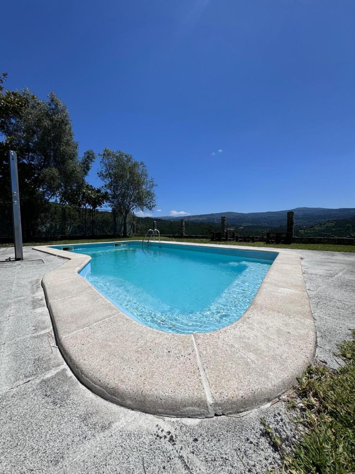 Casa 2 Habitaciones Con Piscina Y Cenador Al Aire Libre Pontevedra Exteriör bild