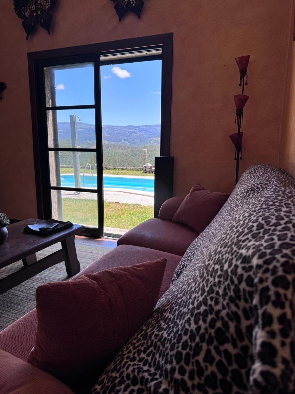 Casa 2 Habitaciones Con Piscina Y Cenador Al Aire Libre Pontevedra Exteriör bild